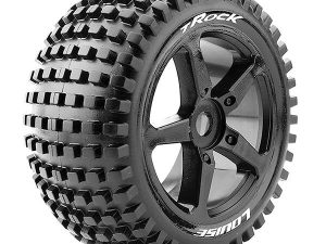 LOUISE RC T-ROCK 1/8 FR/RR SOFT 0 OFFSET BLACK