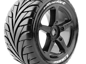 LOUISE RC T-ROCKET 1/8 FR/RR SOFT 0 OFFSET BLACK
