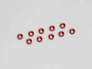KYOSHO M3 Flat Head Washer (10) Red