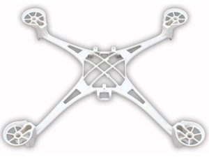 Traxxas Main frame (White) / 1.6x5mm BCS (self-tapping) (4 pcs)