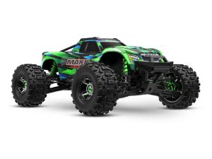 Traxxas Maxx Ultimate 1:10 4S 4WD Electric Monster Truck, Green (+ TQi 2-ch Link, VXL-4s, Velineon 540XL, TSM, Clipless Body)