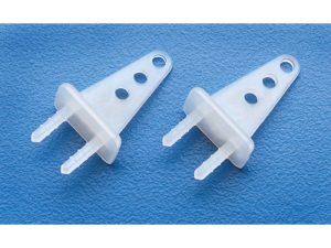 Dubro Micro Pushrod Guides 0.080in (2.032mm) Diameter Holes (4 pc per package)