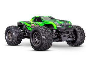 Traxxas Mini Maxx BL-2S 4WD RTR Monster Truck, Green (+ TQi 2-ch, BL-2s, 2S LiPo, USB-C Charger, Clipless Body)
