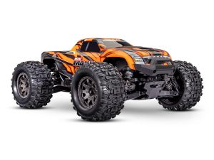 Traxxas Mini Maxx BL-2S 4WD RTR Monster Truck, Orange (+ TQi 2-ch, BL-2s, 2S LiPo, USB-C Charger, Clipless Body)