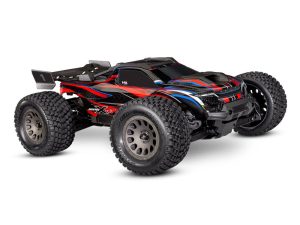 Traxxas Mini XRT VXL-3S 4WD RTR Race Truck, Red (+ TQi 2-ch, VXL-3S, 2S LiPo, USB-C Charger, Clipless Body)