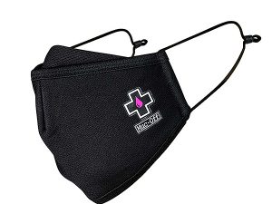 Muc-Off, MUC-OFF REUSEABLE FACE MASK BLACK - SMALL
