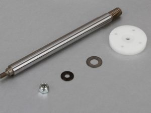 LOS Nutted Shock Shaft & Piston Kit, Rear: 5IVE-T, MINI WRC