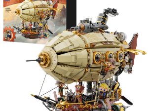 Pantasy Steampunk Airship - 1949 pcs