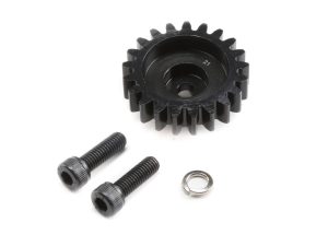 LOS Pinion Gear and Hardware, 21T, 1.5M: 5ive-T 2.0