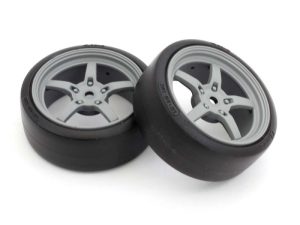 KYOSHO Pre-Glued Drift Tyres FZ02 5-Spoke Racing 1:10 Fazer 2.0 (2)