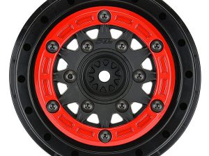 Pro-Line PROLINE RAID 2.2/3.0" RED/BLACK BEAD-LOC 6x30 HEX SC WHEELS