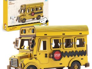 Puremind Peanuts™ Snoopy Yellow School Bus