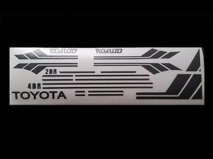 RC4WD CLEAN STRIPES FOR MOJAVE II 2/4 DOOR DECAL SHEET (BLAC