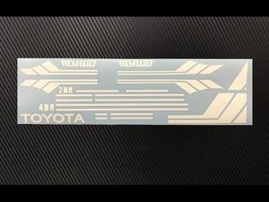 RC4WD CLEAN STRIPES FOR MOJAVE II 2/4 DOOR DECAL SHEET (WHIT