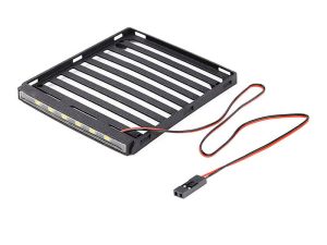 RC4WD FLAT ROOF RACK W/ LED FOR AXIAL SCX24 JT GLADIATOR