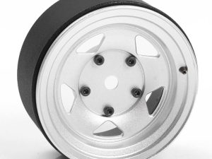 RC4WD SEREN 2.2" BEADLOCK WHEELS W/ CENTER CAPS (SILVER)