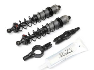 TLR Rear Shock Set, 135mm, Assembled (2): 8XT
