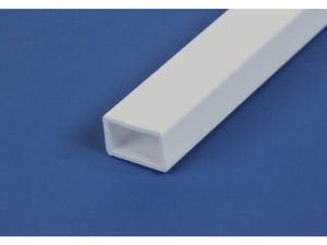 Evergreen Rectangular Tube, 350 x 6.3 x 9.5mm (14 x .250 x .375in) (100 per pack)