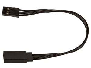 REEDY 125mm SERVO EXTENSION WIRE BLACK (4.92IN)