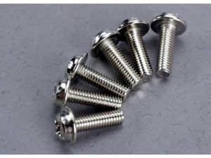 Traxxas Screws, 3x10mm washerhead machine (6 pcs)