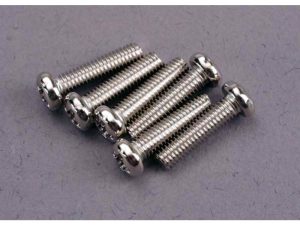 Traxxas Screws, 3x12mm roundhead machine (6 pcs)
