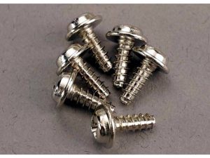 Traxxas Screws, 3x8mm washerhead self-tapping (6 pcs)