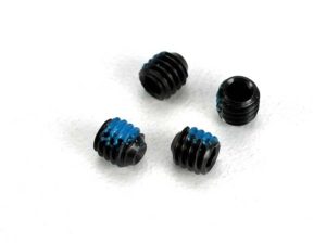 Traxxas Screws, Set (grub) 4mm (6 pcs) (with threadlock)