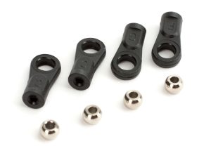 ECX Shock Rod Ends/Pivot Balls (4): Revenge Type E/N