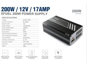 SKY RC 17A Power Supply PSU 200W