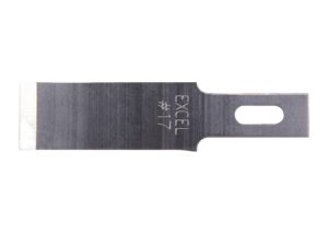 Excel Small Chisel Blade #17 3/8in, Shank 0.25" (0.58 cm) (5 pcs) (Carded)