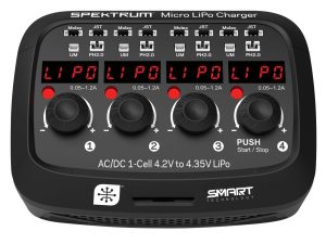 SPM Smart Micro 4 port AC/DC 1S LiPo Charger