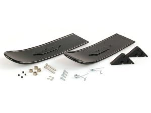 Dubro Snowbird Skis Main, Black (2 pcs per package)