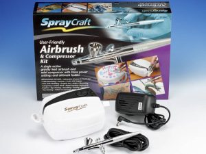 Spraycraft SP30Kc Airbrush & Compressor Kit (Top Feed)