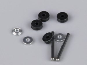 Twister Spindle set Inc Spindle / Dampeners / Spacers (Ninja 250) (10 pcs)