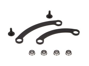TLR Steering Rack Set with Bearings, Short/Long: 8B 3.0