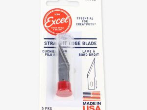Excel Straight Edge Blade #2, Shank 0.345" (0.88 cm) (5 pcs) (Carded)