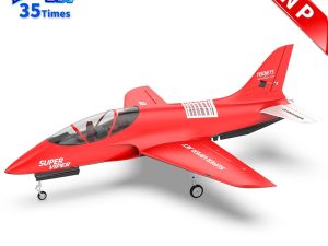 HSD Jets Super Viper 105mm EDF Foam Jet, Red (PNP 12S)