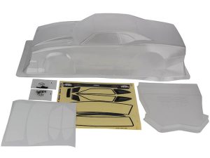 TEAM ASSOCIATED DR10 PRO REAKT LUCAS OIL DRAG BODYSHELL CLEAR