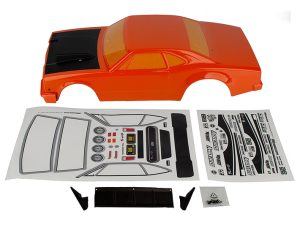 TEAM ASSOCIATED DR10 REAKT DRAG BODY SHELL ORANGE