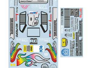 TEAM ASSOCIATED RC10 89 STEALTH CAR MASAMI EDITION DECAL SHEET