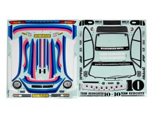 TEAM ASSOCIATED RC10 RALLY 4X4 DECAL SET