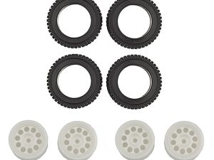 TEAM ASSOCIATED RC10 RALLY 4X4 WHEEL & TYRE SET