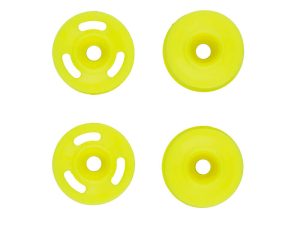 TEAM ASSOCIATED RC28R WHEEL SET, YELLOW