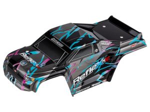 TEAM ASSOCIATED REFLEX 14MT BLACK/ BLUE BODYSHELL