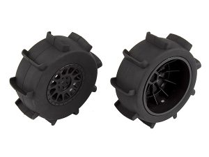 TEAM ASSOCIATED SAND PADDLE REAR TYRES ON METHOD SC WHEEL