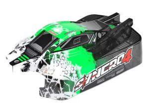 Corally TEAM CORALLY POLYCARBONATE PAINTED BODY SYNCRO 4 GREEN