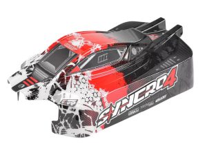 Corally TEAM CORALLY POLYCARBONATE PAINTED BODY SYNCRO 4 RED