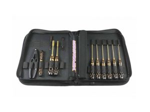 ARROWMAX AM TOOLSET FOR 1:10 OFFROAD (12PCS) WITH TOOLS BAG BLACK GOLDEN