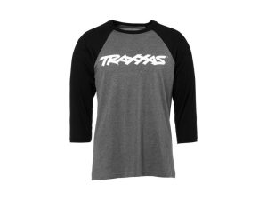 Traxxas Traxx Raglan Shirt Grey / Black Large