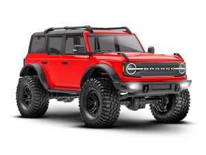Traxxas TRX-4M Ford Bronco 1:18 4WD Electric Trail Crawler, Red (+ TQ, ECM-2.5, Titan 87T, 750mAh LiPo, USB Charger, Clipless Body)
